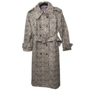 AlexaChung Snakeskin Trench Coat US 2